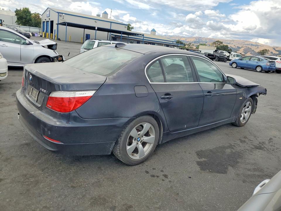 2008 BMW 5 series VIN WBANU53558CT10196 COPART salvage auction — FRONT END, CA - SALVAGE CERTIFICATE, sold $300 on 2026-07-09 (photo 3)