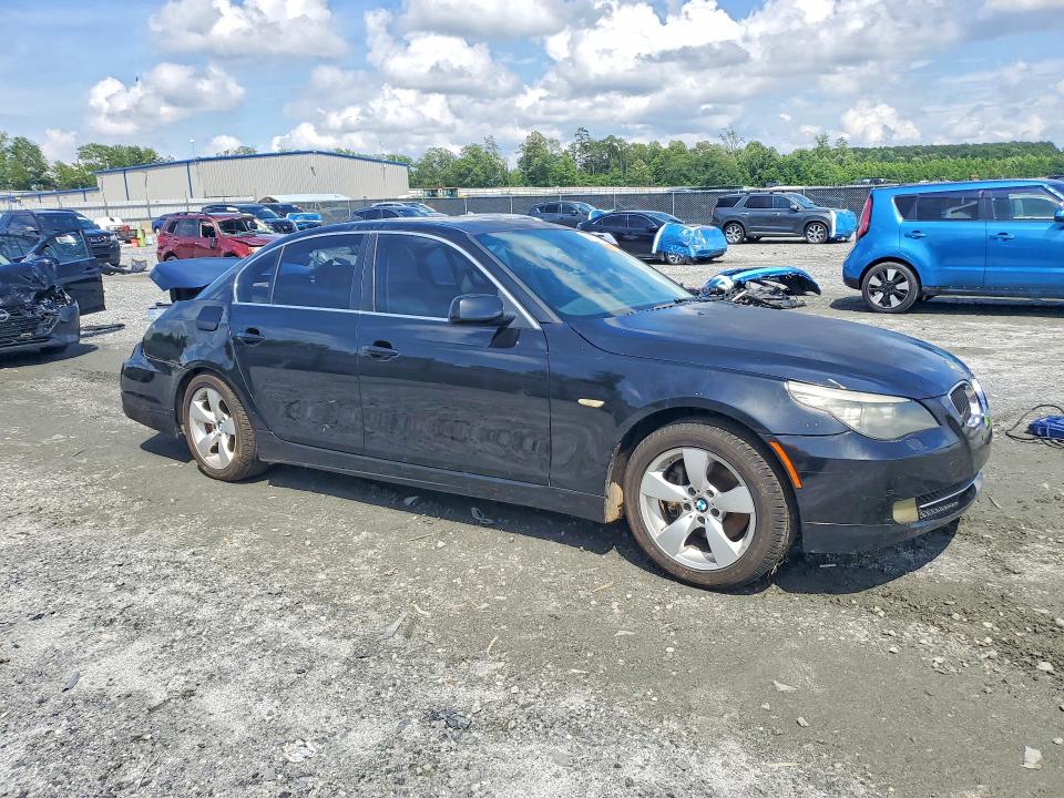 2008 BMW 5er VIN WBANU53508C116188 COPART salvage auction — REAR END, Nc - Salvage Certificate Of Title, sold $275 on 2026-07-22 (photo 4)