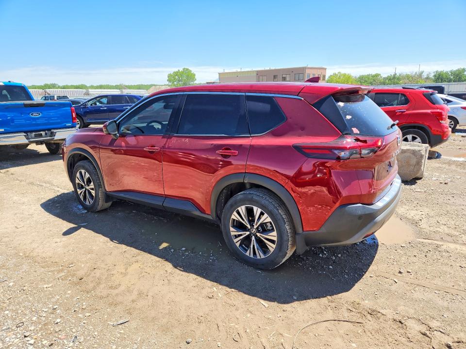 2021 Nissan Rogue VIN JN8AT3BA7MW008042 COPART salvage auction — HAIL, Ks - Cert Of Title-Salvage, sold $7,500 on 2026-07-28 (photo 2)