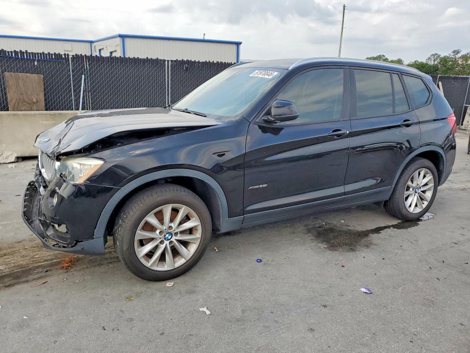 2017 BMW X3 VIN 5UXWX9C57H0T06690 COPART salvage auction — FRONT END, Fl - Cert Of Title Slvg Rebuildable, sold $1,850 on 2026-07-09 (photo 1)