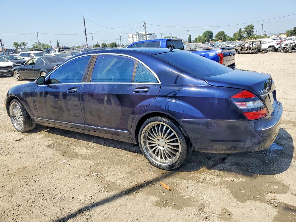 2007 Mercedes-benz S class VIN WDDNG71X87A039080 COPART salvage auction — VANDALISM, Ca - Salvage Certificate, sold $175 on 2026-07-23 (photo 2)