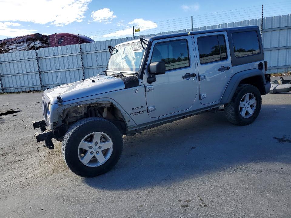 2014 Jeep Wrangler / VIN 1C4HJWDG2EL221311 — COPART salvage auction photo