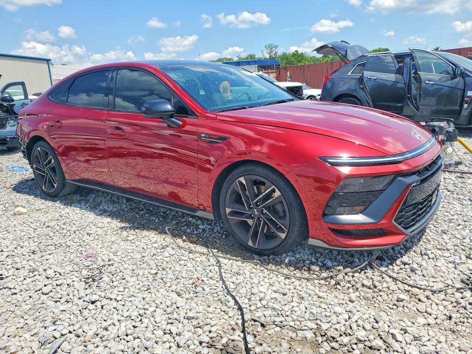 2024 Hyundai Sonata VIN KMHL54JC2RA373705 COPART salvage auction — REAR END, Al - Cert Of Title-Salvage Title, sold $5,300 on 2026-07-28 (photo 4)