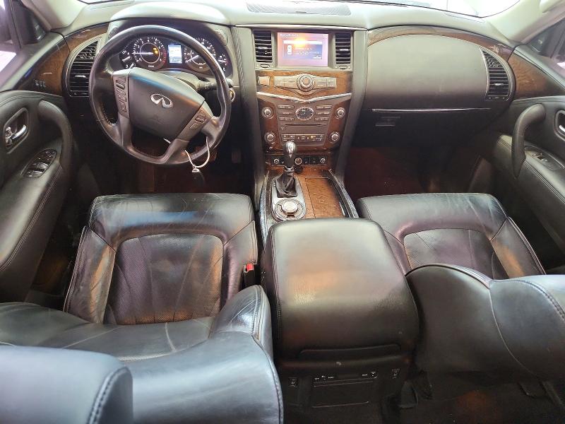 2014 Infiniti Qx80 VIN JN8AZ2NCXE9351143 COPART salvage auction — REAR END, Ne - Cert Of Title-Salvage, sold $2,350 on 2026-07-07 (photo 8)