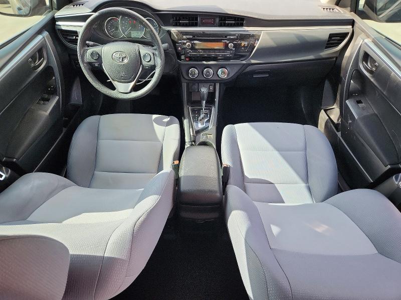 2015 Toyota Corolla VIN 5YFBURHE8FP208708 COPART salvage auction — FRONT END, Tx - Salvage Vehicle Title, sold $2,550 on 2026-07-20 (photo 8)