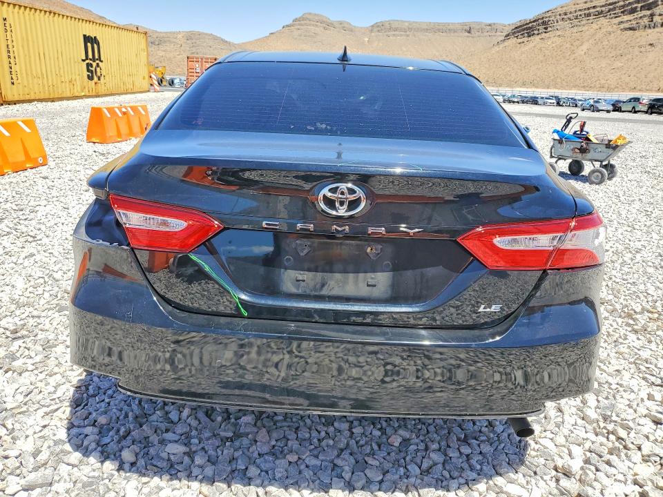 2018 Toyota Camry VIN JTNB11HK9J3000396 COPART salvage auction — REAR END, Nv - Salvage Title, sold $7,700 on 2026-07-06 (photo 6)