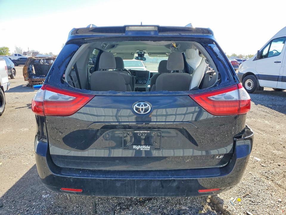2020 Toyota Sienna VIN 5TDKZ3DC4LS047165 COPART salvage auction — UNDERCARRIAGE, On - Permit No Brand - Unfit, sold $7,500 on 2026-07-07 (photo 6)