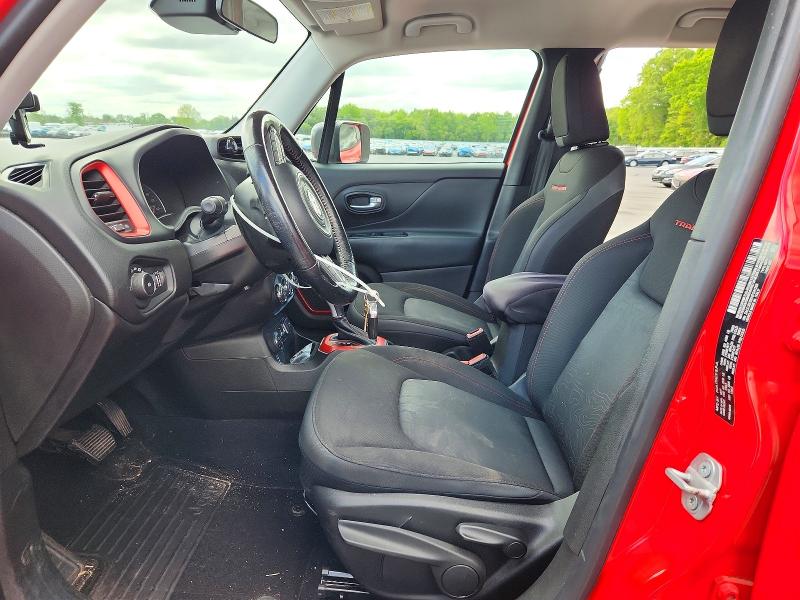 2017 Jeep Renegade VIN ZACCJBCB0HPG41268 COPART salvage auction — FRONT END, Nj - Cert Of Title-Salvage, sold $2,500 on 2026-07-09 (photo 7)