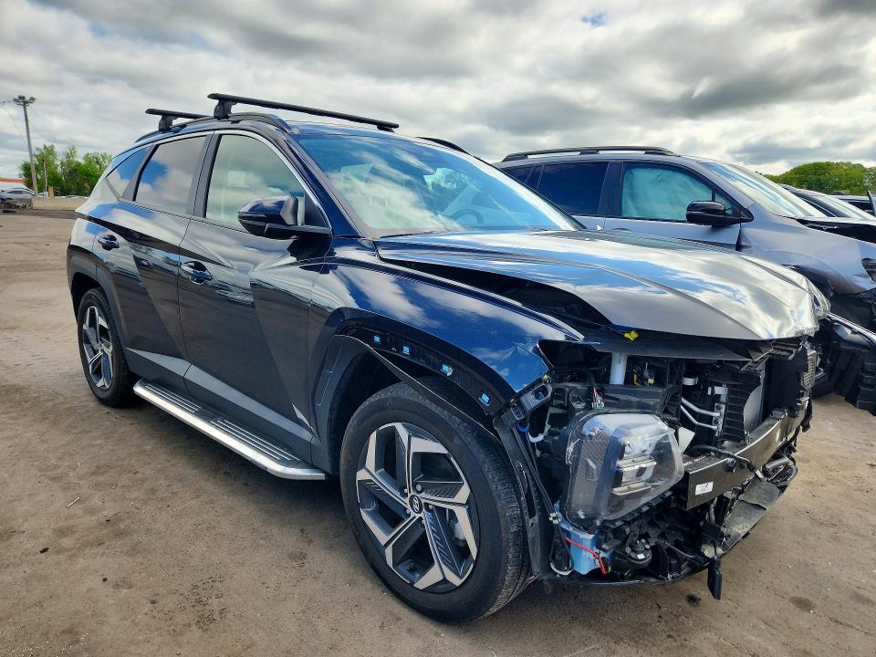 2024 Hyundai Tucson VIN KM8JCCD12RU190000 COPART salvage auction — FRONT END, Ct - Cert Of Title-Salvage, sold $9,000 on 2026-07-14 (photo 4)
