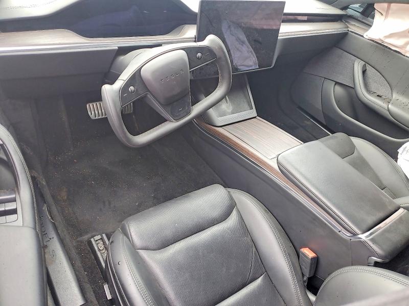 2022 Tesla Model s VIN 5YJSA1E55NF476205 COPART salvage auction — SIDE, Sc - Cert Of Title-Salvage, sold $400 on 2026-07-13 (photo 8)