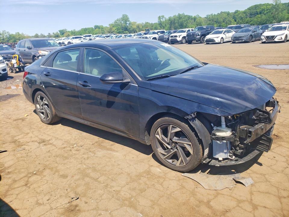 2025 Hyundai Elantra VIN KMHLS4DG9SU939242 COPART salvage auction — FRONT END, Ct - Cert Of Title-Salvage, sold $6,000 on 2026-07-17 (photo 4)