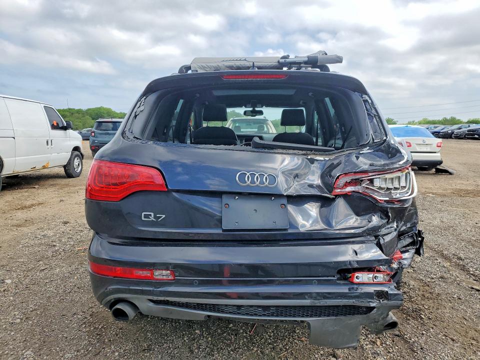 2013 Audi Q7 VIN WA1DGAFE6DD013642 COPART salvage auction — REAR END, Il - Salvage Certificate, sold $750 on 2026-07-03 (photo 6)