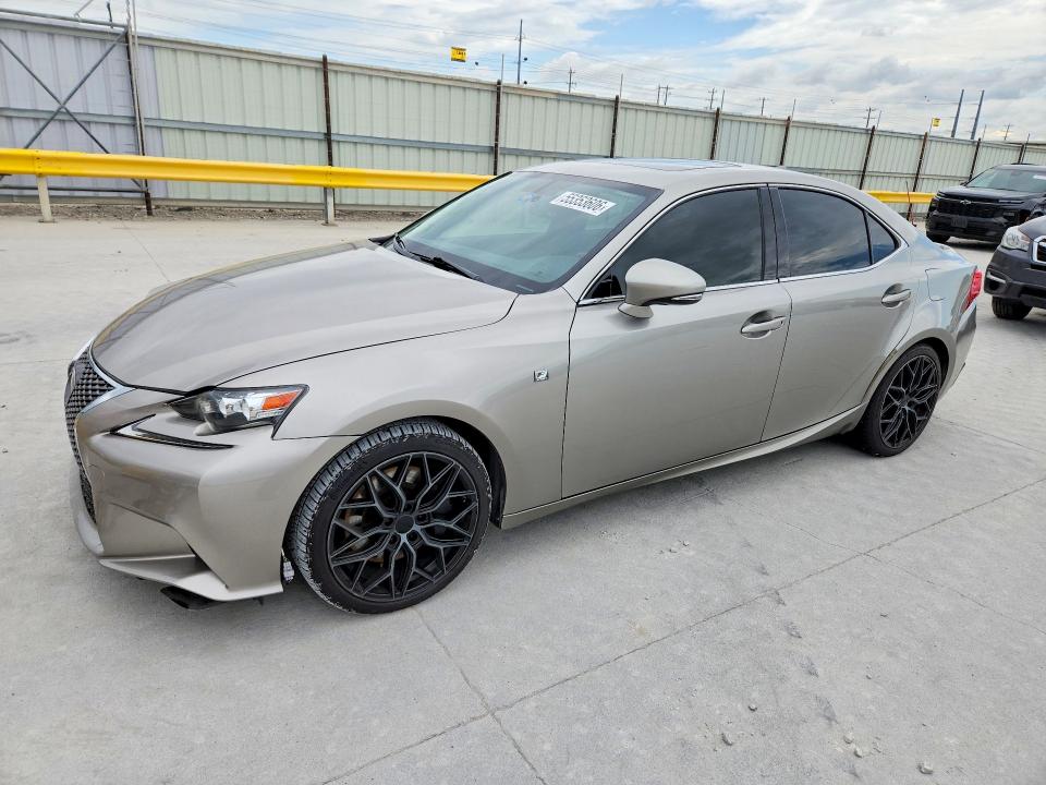 2016 Lexus Is VIN JTHBE1D2XG5026399 COPART salvage auction — WATER/FLOOD, Tx - Salvage Title-Flood Damage, sold $5,200 on 2026-07-17 (photo 1)