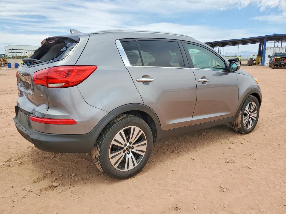 2014 Kia Sportage VIN KNDPC3ACXE7599584 COPART salvage auction — REAR END, Az - Cert Of Title - Salvage, sold $2,450 on 2026-07-07 (photo 3)