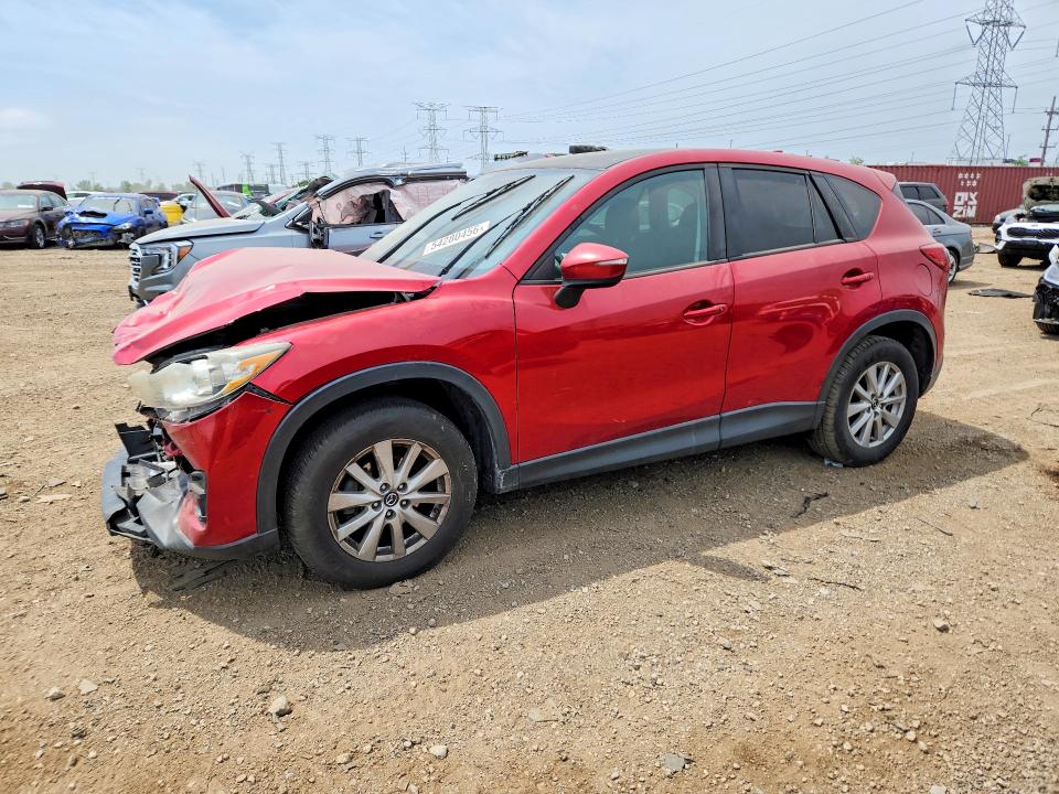 2016 Mazda Cx-5 VIN JM3KE2CY9G0784820 COPART salvage auction — FRONT END, IL - SALVAGE CERTIFICATE, sold $1,250 on 2026-07-14 (photo 1)