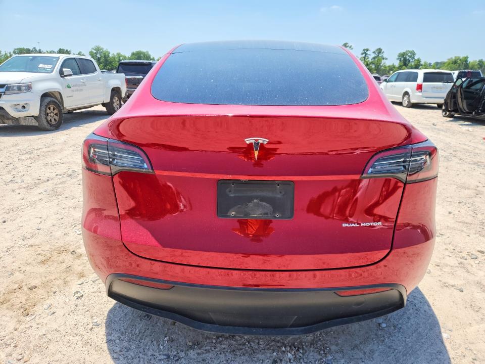 2023 Tesla VIN 7SAYGAEE2PF806364 COPART salvage auction — FRONT END, TX - SALVAGE VEHICLE TITLE, sold $2,500 on 2026-07-24 (photo 6)