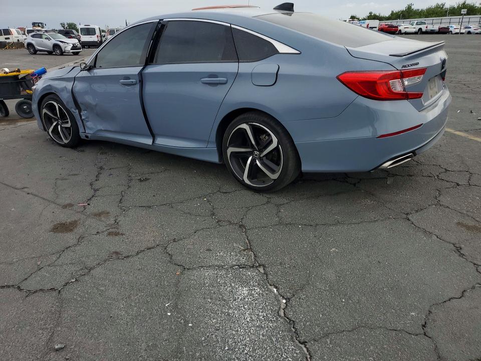 2022 Honda Accord VIN 1HGCV1F49NA042099 COPART salvage auction — SIDE, Ca - Salvage Certificate, sold $9,100 on 2026-07-02 (photo 2)