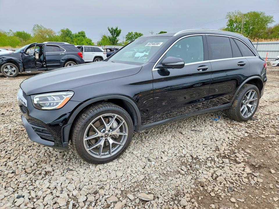 2022 Mercedes-benz Glc VIN W1N0G8EB1NV370414 COPART salvage auction — REAR END, Il - Salvage Certificate, sold $17,200 on 2026-07-24 (photo 1)