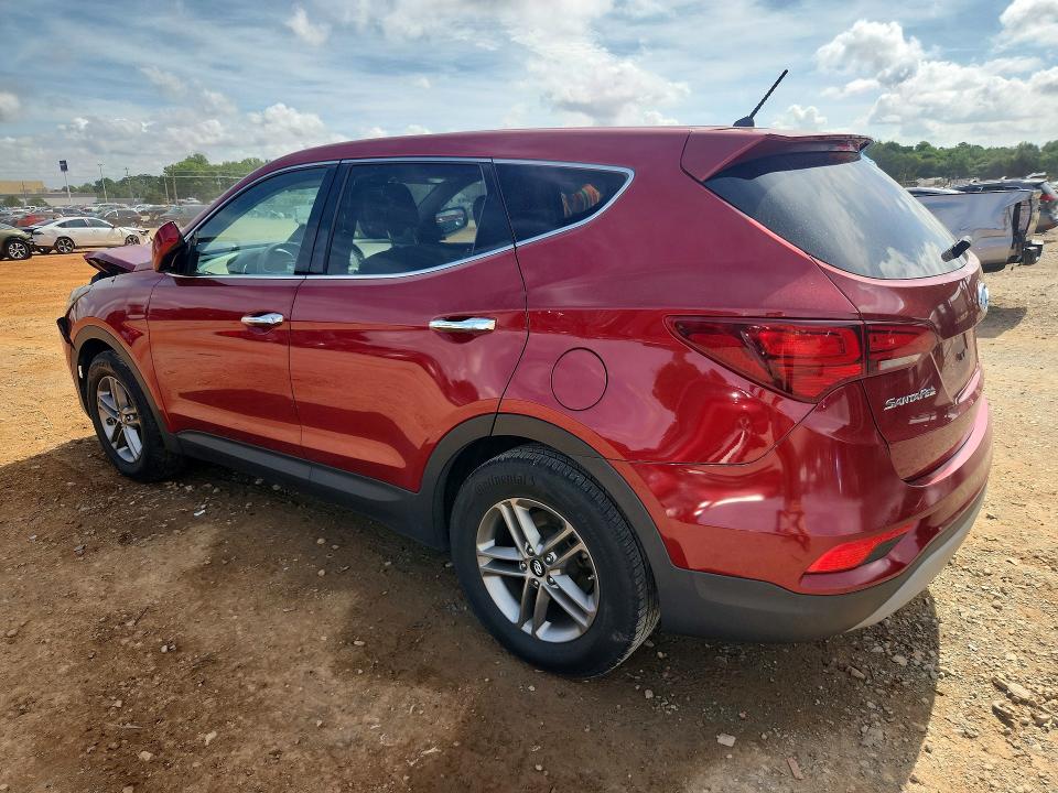 2018 Hyundai Santa fe VIN 5XYZTDLB5JG552947 COPART salvage auction — FRONT END, AL - CERT OF TITLE-SALVAGE TITLE, sold $1,750 on 2026-07-29 (photo 2)