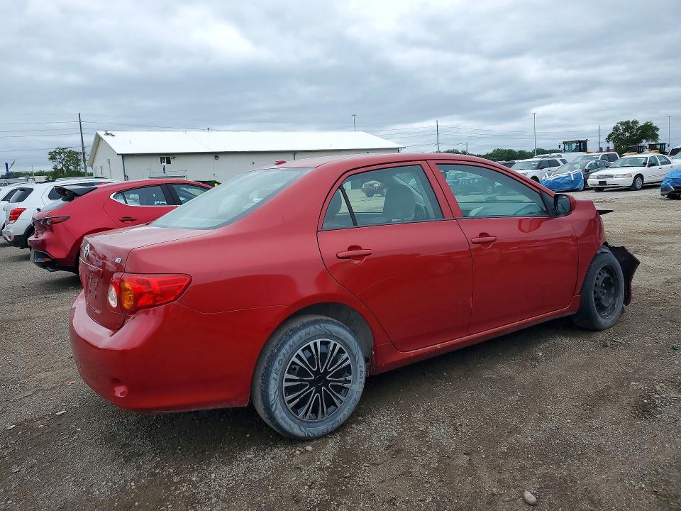 2009 Toyota Corolla VIN JTDBL40E69J003124 COPART salvage auction — FRONT END, Ia - Salvage W/Salvage History, sold $1,000 on 2026-07-17 (photo 3)