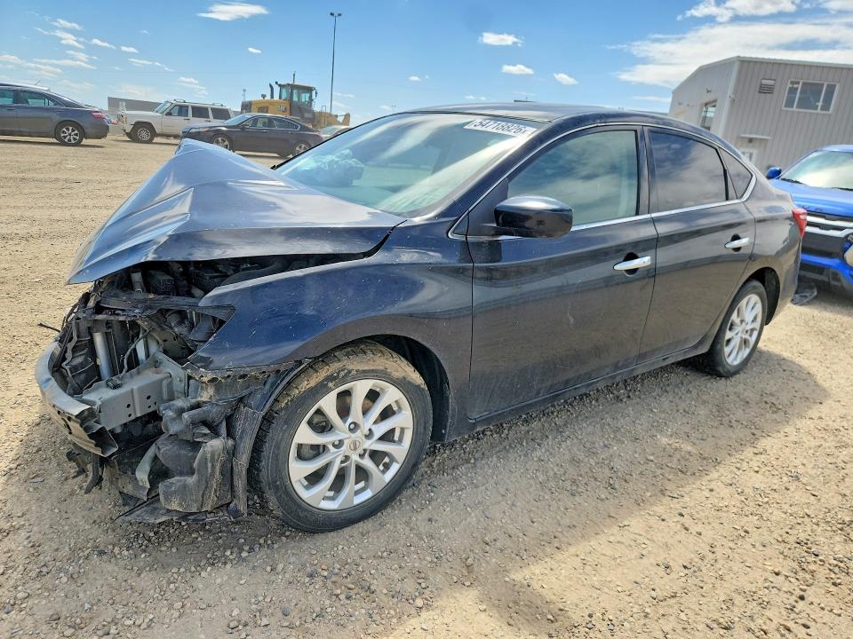 2019 Nissan Sentra VIN 3N1AB7AP7KY215518 COPART salvage auction — FRONT END, Ab - Bos - Salvage, sold $525 on 2026-07-02 (photo 1)