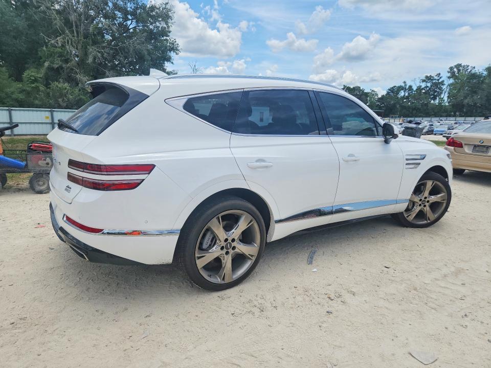 2023 Genesis VIN KMUHBDSB9PU121774 COPART salvage auction — SIDE, Salvage Title, sold $7,000 on 2026-07-21 (photo 3)