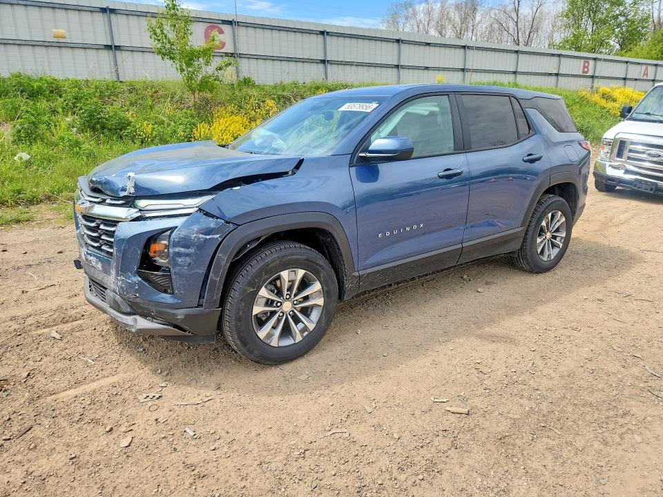 2026 Chevrolet Equinox VIN 3GNAXPEG8TL114518 COPART salvage auction — FRONT END, Mi - Cert Of Title-Salvage Vehicle, sold $7,800 on 2026-07-29 (photo 1)