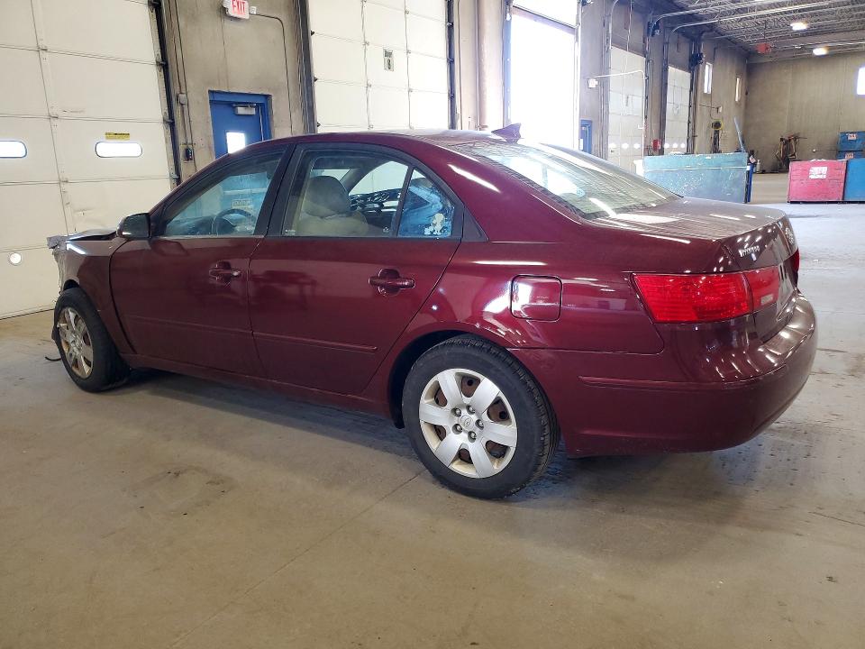 2009 Hyundai Sonata VIN 5NPET46C29H435298 COPART salvage auction — FRONT END, Id - Salvage Certificate Of Title, sold $500 on 2026-07-02 (photo 2)