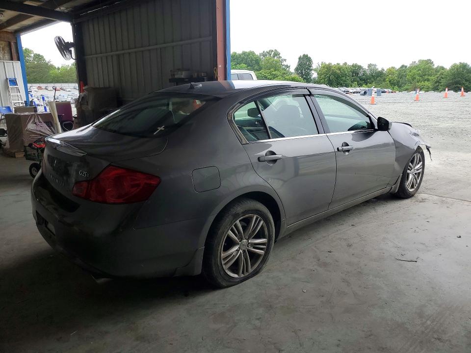 2011 Infiniti G VIN JN1DV6AR7BM653068 COPART salvage auction — FRONT END, Nc - Salvage Certificate Of Title, sold $400 on 2026-07-15 (photo 3)
