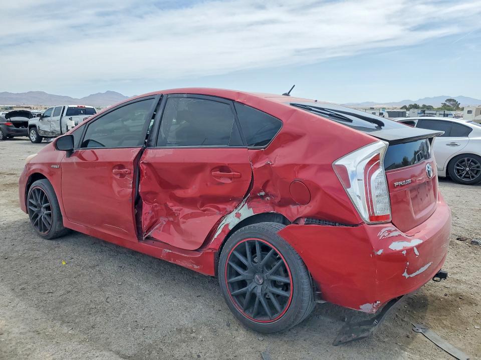 2013 Toyota Prius VIN JTDKN3DU4D1673804 COPART salvage auction — SIDE, Nv - Salvage Title, sold $550 on 2026-07-14 (photo 2)