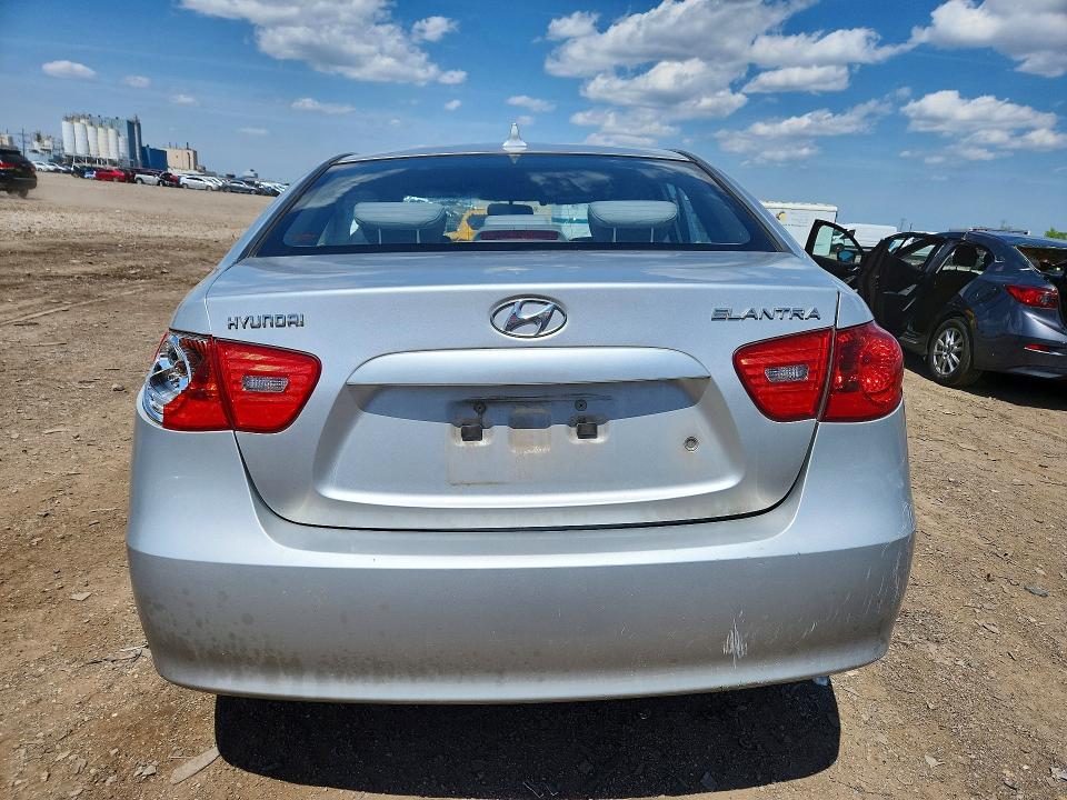 2009 Hyundai Elantra VIN KMHDU46DX9U767525 COPART salvage auction — FRONT END, Il - Salvage Certificate, sold $225 on 2026-07-08 (photo 6)