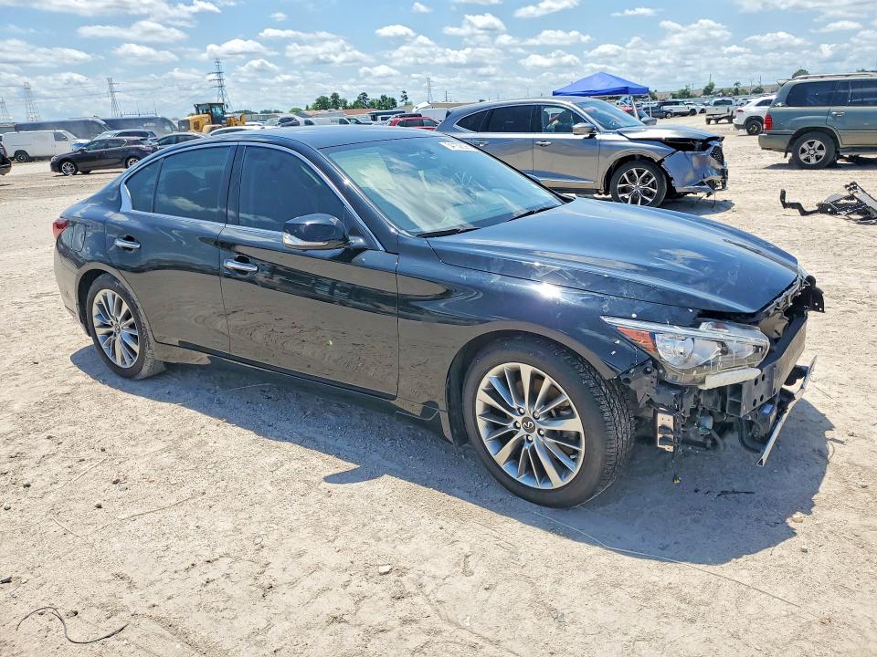 2021 Infiniti VIN JN1EV7BP7MM700559 COPART salvage auction — WATER/FLOOD, Tx - Salvage Title-Flood Damage, sold $2,200 on 2026-07-10 (photo 4)