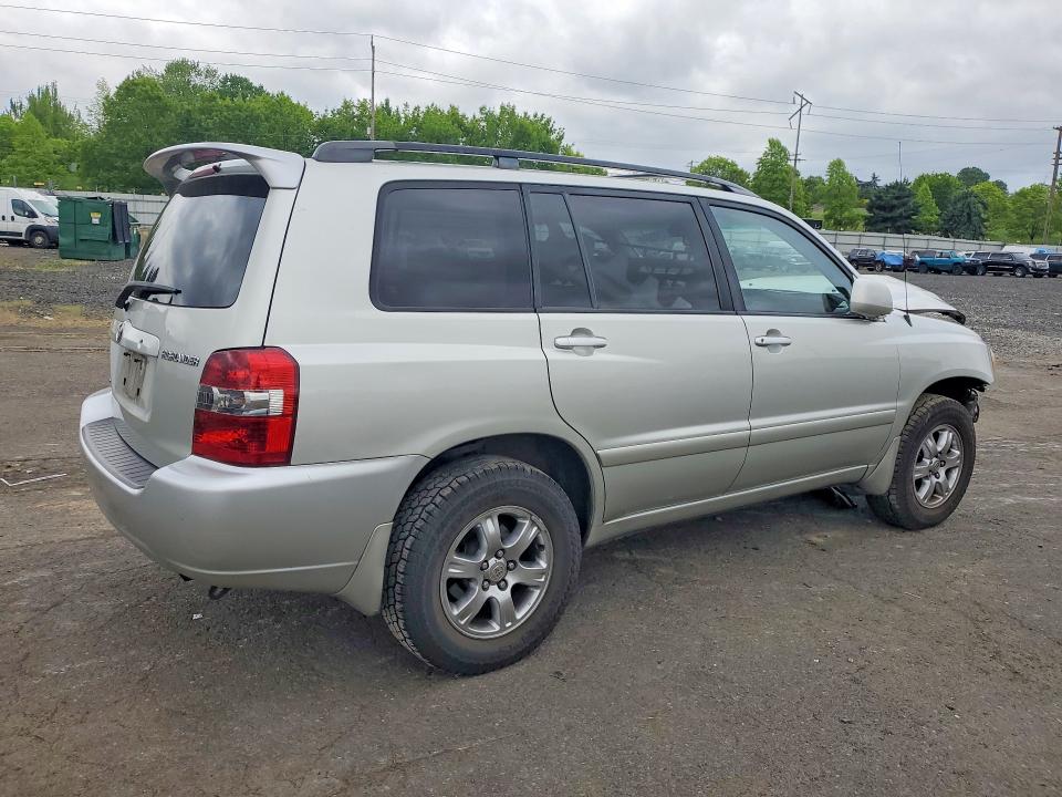 2004 Toyota Highlander VIN JTEEP21A440030978 COPART salvage auction — FRONT END, Or - Salvage Title Certificate, sold $500 on 2026-07-17 (photo 3)