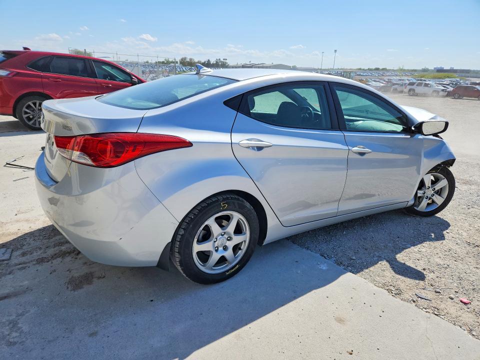 2013 Hyundai Elantra VIN KMHDH4AE9DU559164 COPART salvage auction — FRONT END, Ne - Cert Of Title-Salvage, sold $225 on 2026-07-14 (photo 3)