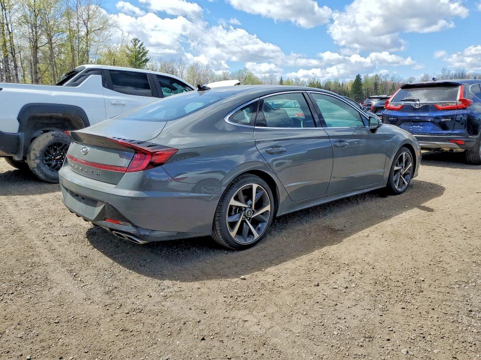2022 Hyundai Sonata VIN 5NPEJ4J21NH135816 COPART salvage auction — FRONT END, On - Permit Salvage, sold $5,700 on 2026-07-16 (photo 3)
