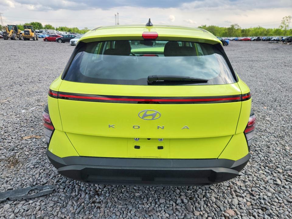 2025 Hyundai Kona VIN KM8HA3AB7SU187570 COPART salvage auction — FRONT END, Il - Salvage Certificate, sold $5,300 on 2026-07-27 (photo 6)