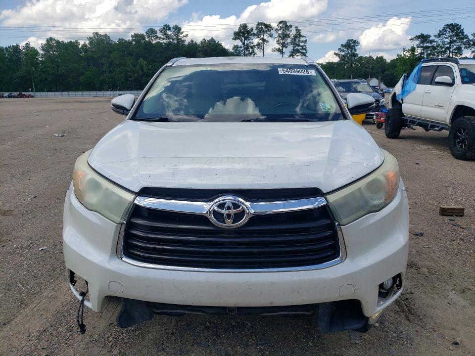 2016 Toyota VIN 5TDYKRFH4GS136962 COPART salvage auction — MINOR DENT/SCRATCHES, La - Dealer Only Clean Title (P), sold $10,300 on 2026-07-24 (photo 5)