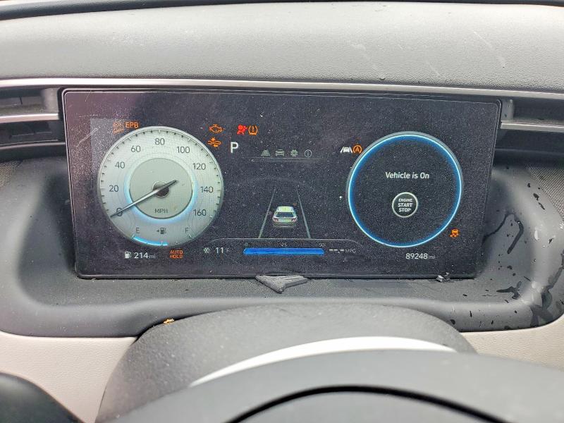 2022 Hyundai Tucson VIN 5NMJF3AE2NH070766 COPART salvage auction — FRONT END, Tx - Salvage Vehicle Title, sold $3,500 on 2026-07-09 (photo 9)