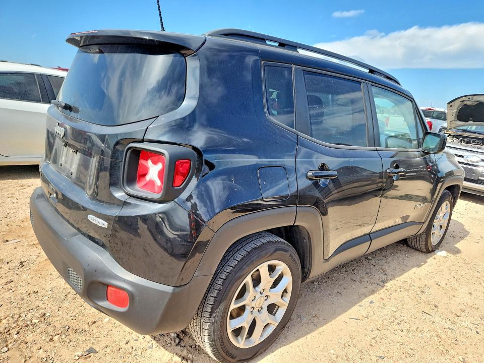 2018 Jeep Renegade VIN ZACCJABB9JPH28815 COPART salvage auction — MECHANICAL, Tx - Salvage Vehicle Title, sold $2,250 on 2026-07-16 (photo 3)