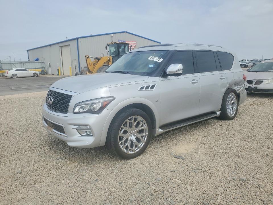2017 Infiniti VIN JN8AZ2NE0H9153970 COPART salvage auction — REAR END, Tx - Salvage Vehicle Title, sold $3,550 on 2026-07-14 (photo 1)