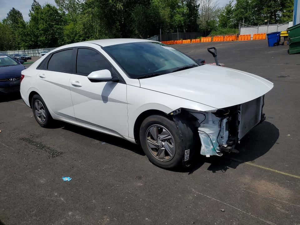 2024 Hyundai Elantra VIN KMHLL4DG0RU814721 COPART salvage auction — FRONT END, Or - Salvage Title Certificate, sold $125 on 2026-07-29 (photo 4)