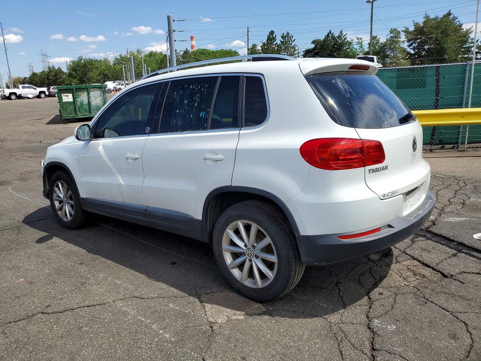 2017 Volkswagen Tiguan VIN WVGRV7AX7HK016737 COPART salvage auction — FRONT END, Oh - Dis/Dlr/Exp Only Clean Title, sold $1,150 on 2026-07-09 (photo 2)