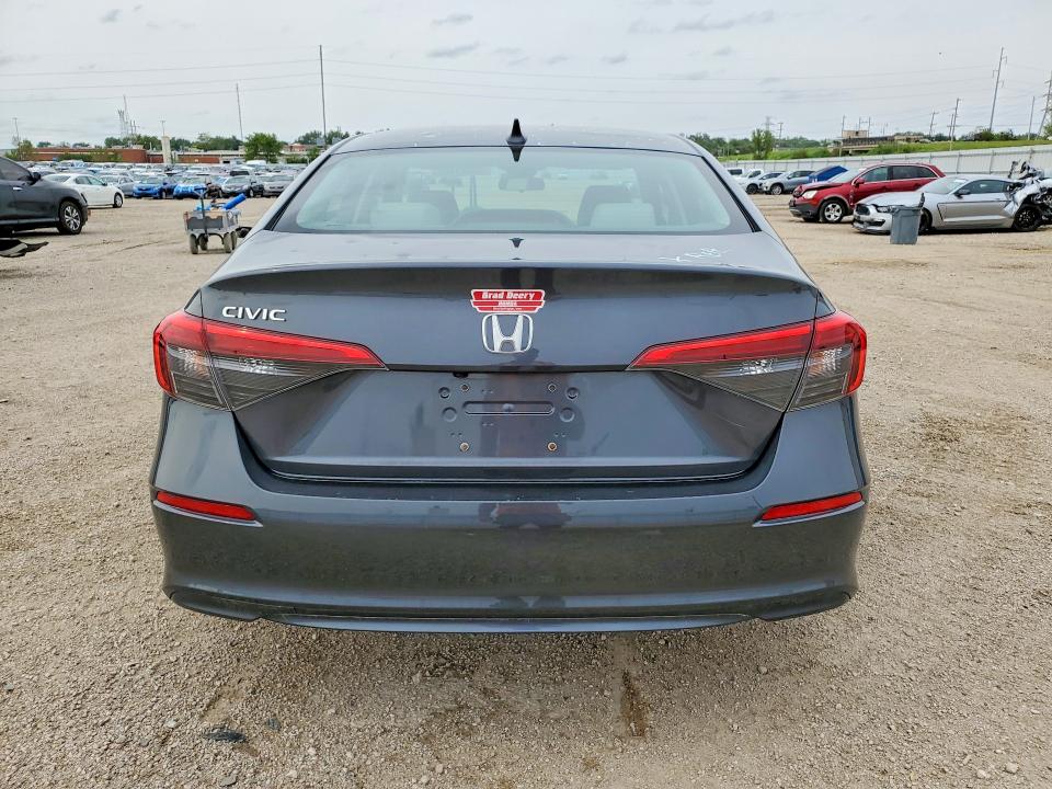 2024 Honda Civic VIN 2HGFE2F21RH524509 COPART salvage auction — HAIL, Ia - Cert Of Title-Salvage Title, sold $80 on 2026-07-29 (photo 6)
