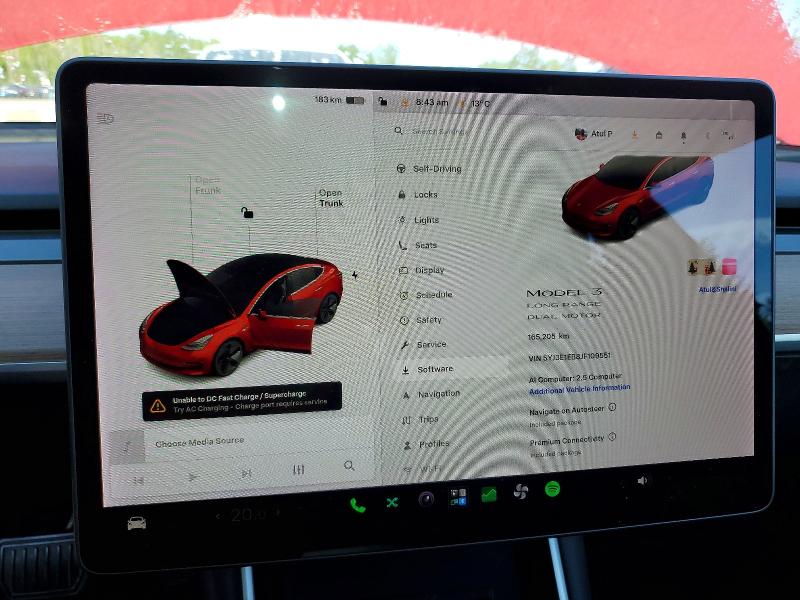 2018 Tesla Model 3 VIN 5YJ3E1EB8JF109551 COPART salvage auction — REAR END, On - Permit Salvage, sold $7,600 on 2026-07-14 (photo 9)