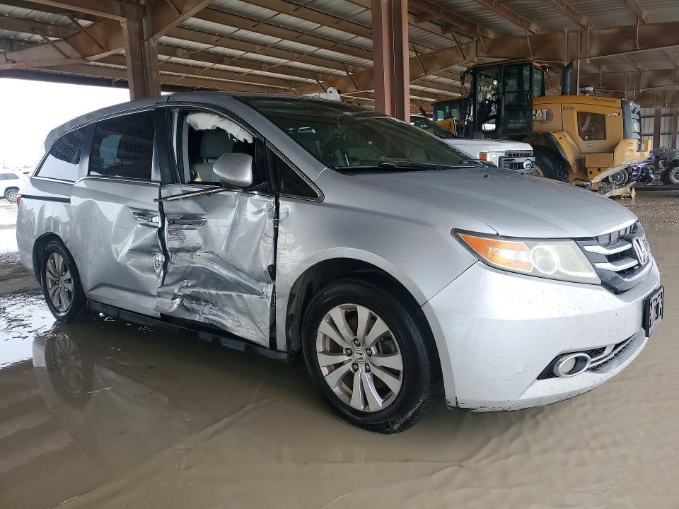 2014 Honda VIN 5FNRL5H6XEB117744 COPART salvage auction — SIDE, Tx - Salvage Vehicle Title, sold $1,500 on 2026-07-03 (photo 4)