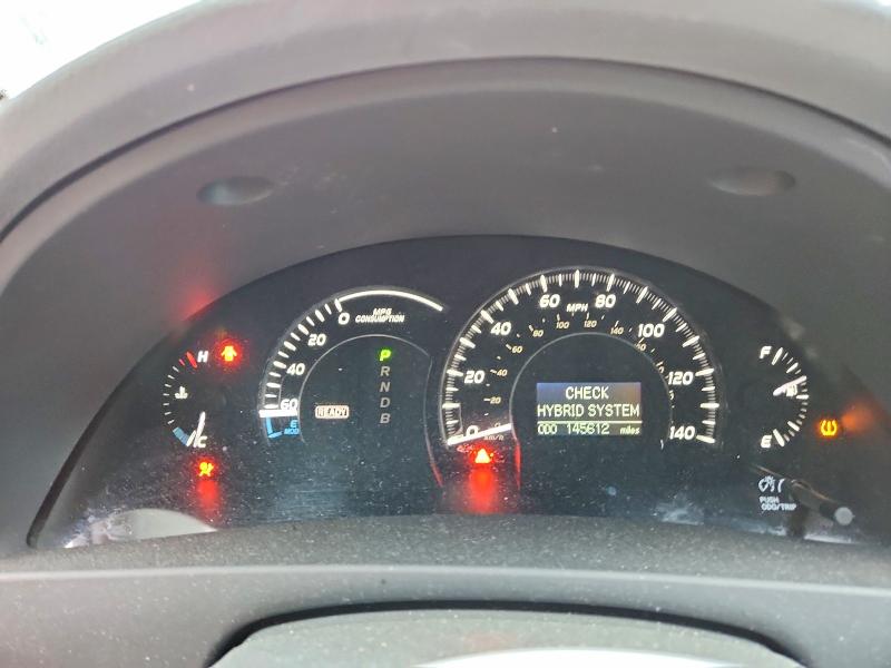 2009 Toyota Camry VIN 4T1BB46K09U062583 COPART salvage auction — FRONT END, Nc - Salvage Certificate Of Title, sold $625 on 2026-07-10 (photo 9)