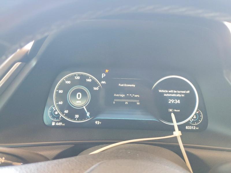 2020 Hyundai Sonata VIN 5NPEF4JA1LH022521 COPART salvage auction — FRONT END, Az - Cert Of Title - Salvage, sold $2,300 on 2026-07-09 (photo 9)