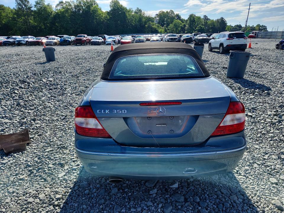 2007 Mercedes-benz Clk-klasse VIN WDBTK56F87F218676 COPART salvage auction — REAR END, Nc - Salvage Certificate Of Title, sold $3,700 on 2026-07-08 (photo 6)