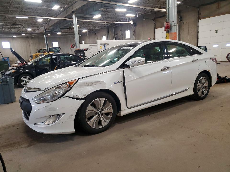 2013 Hyundai Sonata VIN KMHEC4A40DA050978 COPART salvage auction — FRONT END, Mn - Cert Of Title-Prior Salvage, sold $2,000 on 2026-07-02 (photo 1)