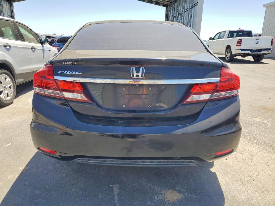 2014 Honda VIN 19XFB2F53EE216801 COPART salvage auction — FRONT END, CA - SALVAGE CERTIFICATE, sold $1,000 on 2026-07-02 (photo 6)